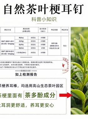 胶囊独立茶叶梗隐形防堵耳钉