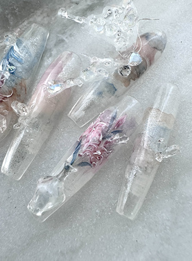 便宜猫SONGMUMU美甲素材水晶石头