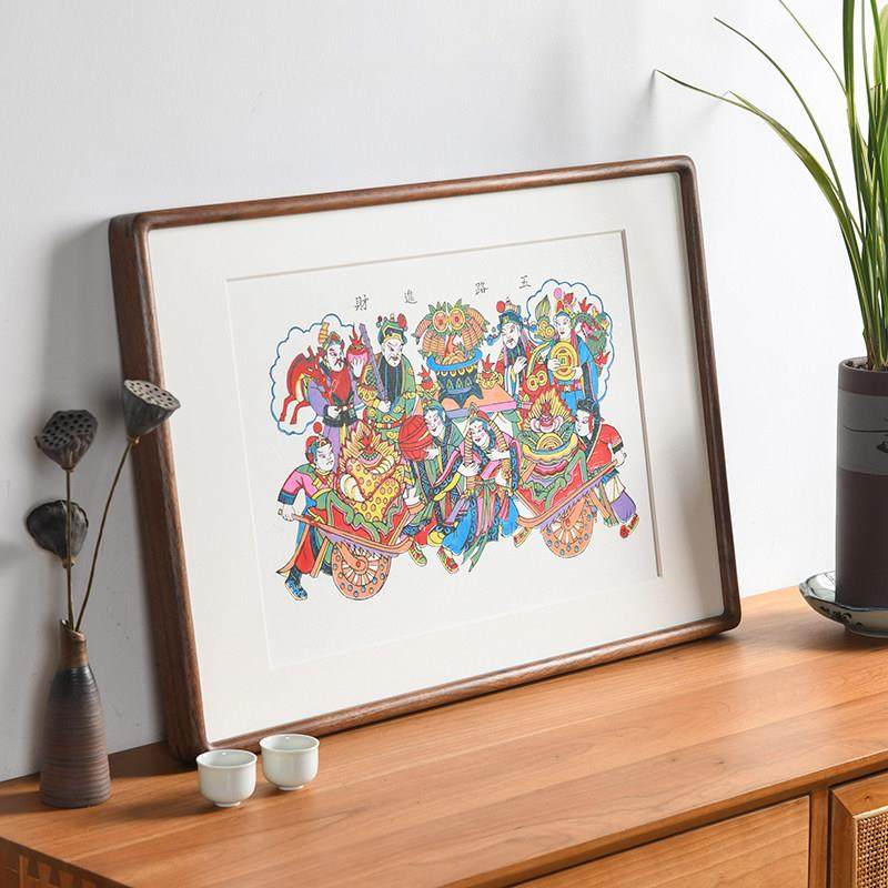 木板年画 画新年装饰老式怀旧画 画门贴杨家埠武强朱仙镇传统客厅,淘宝优惠券,粉丝福利购,淘宝优惠卷