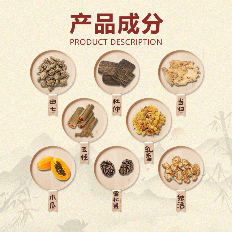 日本东京塔牌坐骨腰痛丸专用药 FINES海外国际风湿骨伤药品