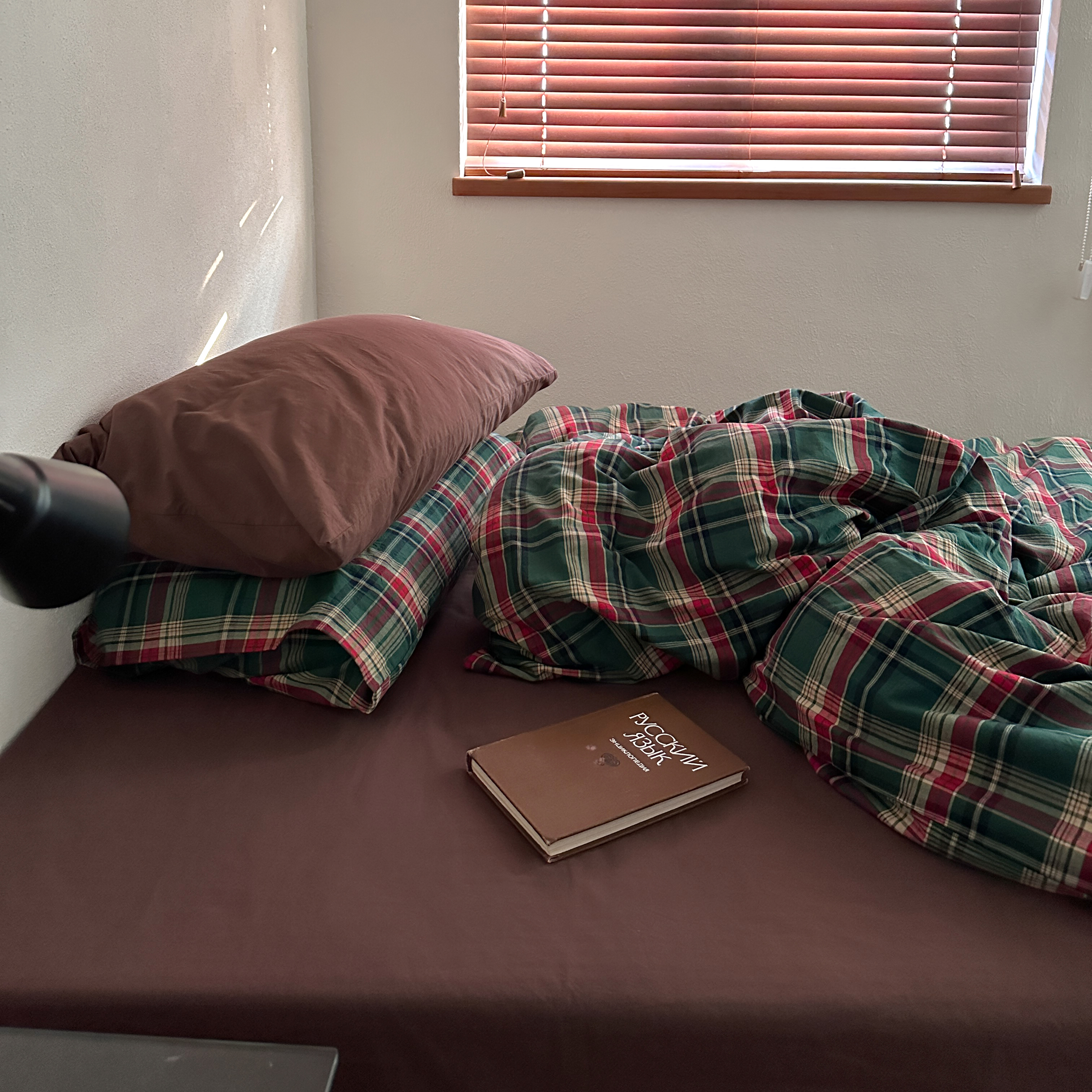 安德鲁日记/圣诞复古格子全棉水洗棉床上四件套纯棉被套床单床品 - 图3