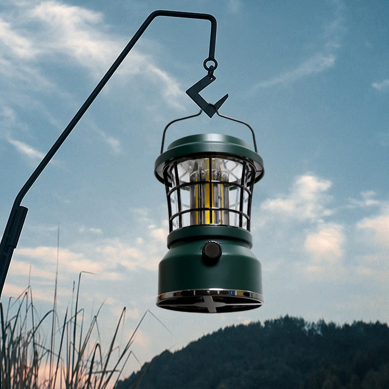 点点灯具 太阳能充电复古露营灯 天猫优惠券折后￥49包邮（￥69-20）2色可选