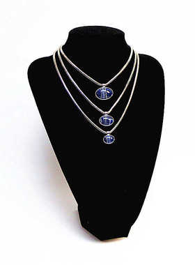 多层耳环项链叶子皮绳女合金