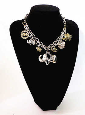 银色复古贝壳海星颈链海星琉璃