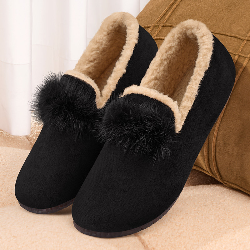 豆豆鞋女冬加绒2025保暖舒适老北京布鞋中老年棉鞋软底上班毛毛鞋,淘宝优惠券,粉丝福利购,淘宝优惠卷