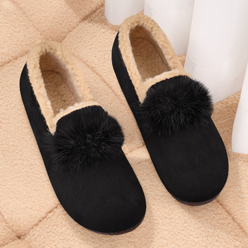 老北京棉鞋女冬季加绒保暖一脚蹬新款妈妈布鞋休闲时尚毛毛豆豆鞋,淘宝优惠券,粉丝福利购,淘宝优惠卷