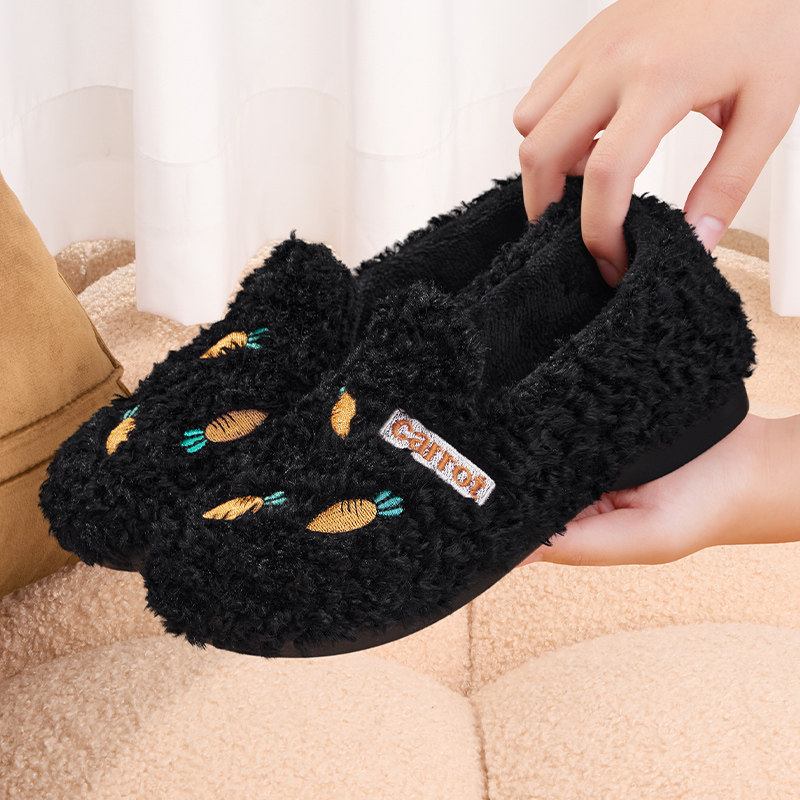 豆豆鞋女冬加绒2025保暖防滑老北京布鞋一脚蹬棉鞋软底休闲毛毛鞋,淘宝优惠券,粉丝福利购,淘宝优惠卷