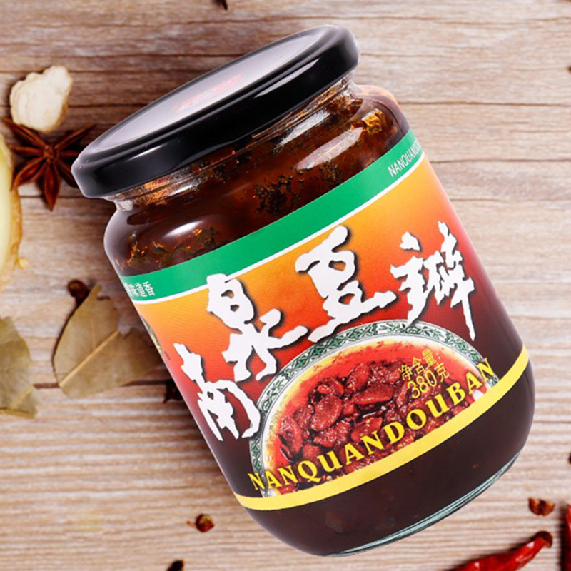 重庆南泉牌豆瓣酱380g家用炒菜专用调味酱豆瓣酱香辣酱调料小瓶装