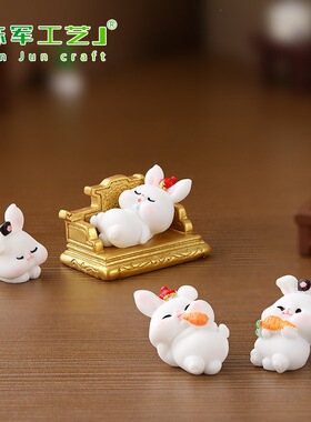 宫萌摆件园艺苔藓迷你树脂装饰品