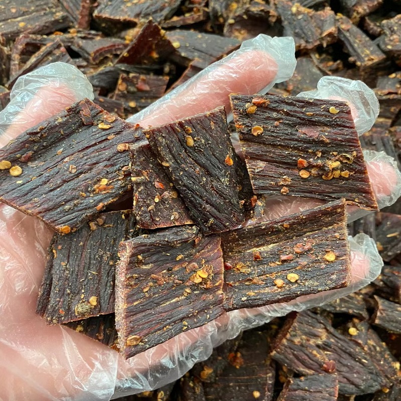 风干牛肉干西藏四川特产休闲手撕零食去手工头尾无边角超干牛肉干 - 图0