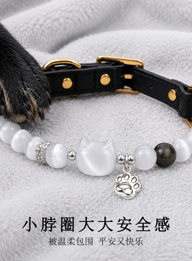 paras kors派热萌喵贴贴项圈轻奢项圈送毛孩子