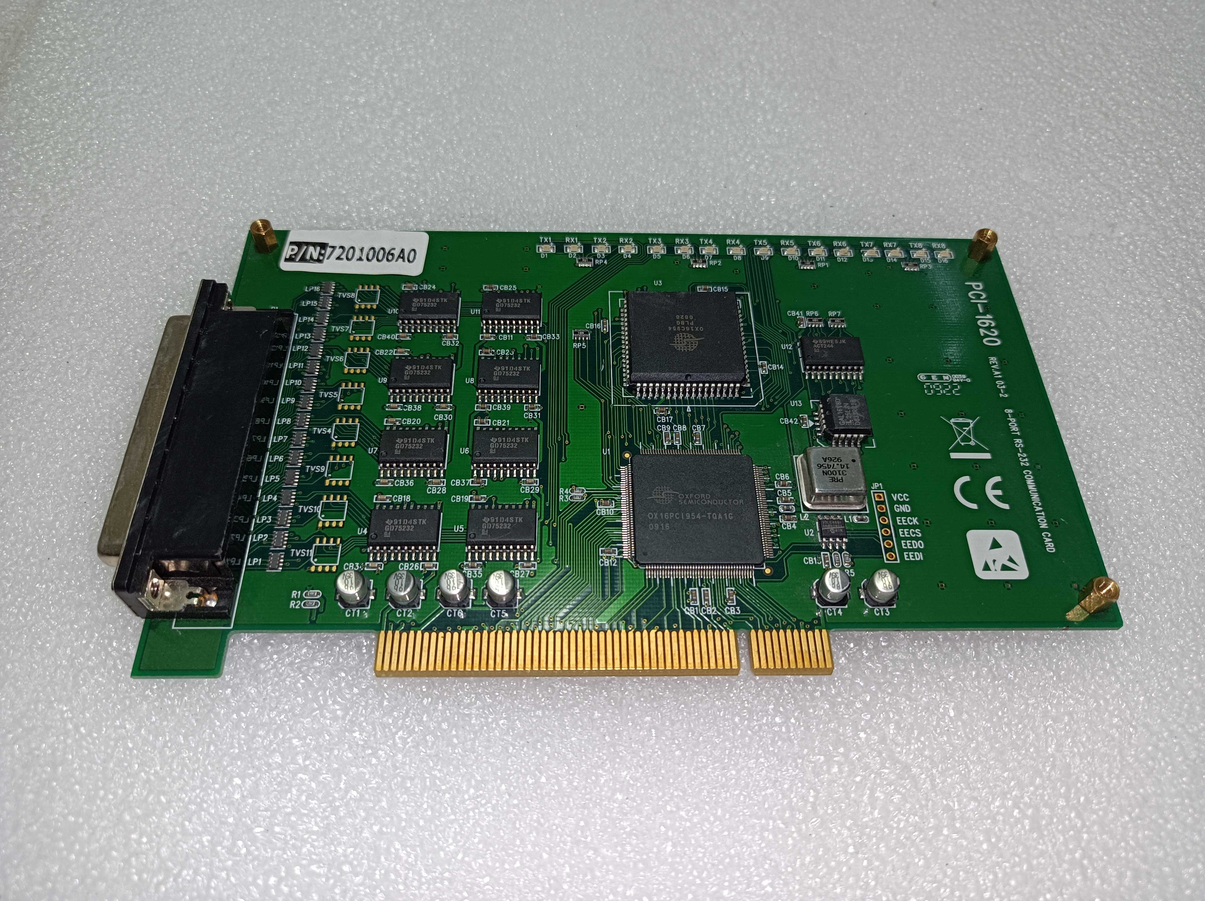 研华 PCI1620  8端口 RS232 PCI通讯卡 PCI1620 REVA1 - 图0