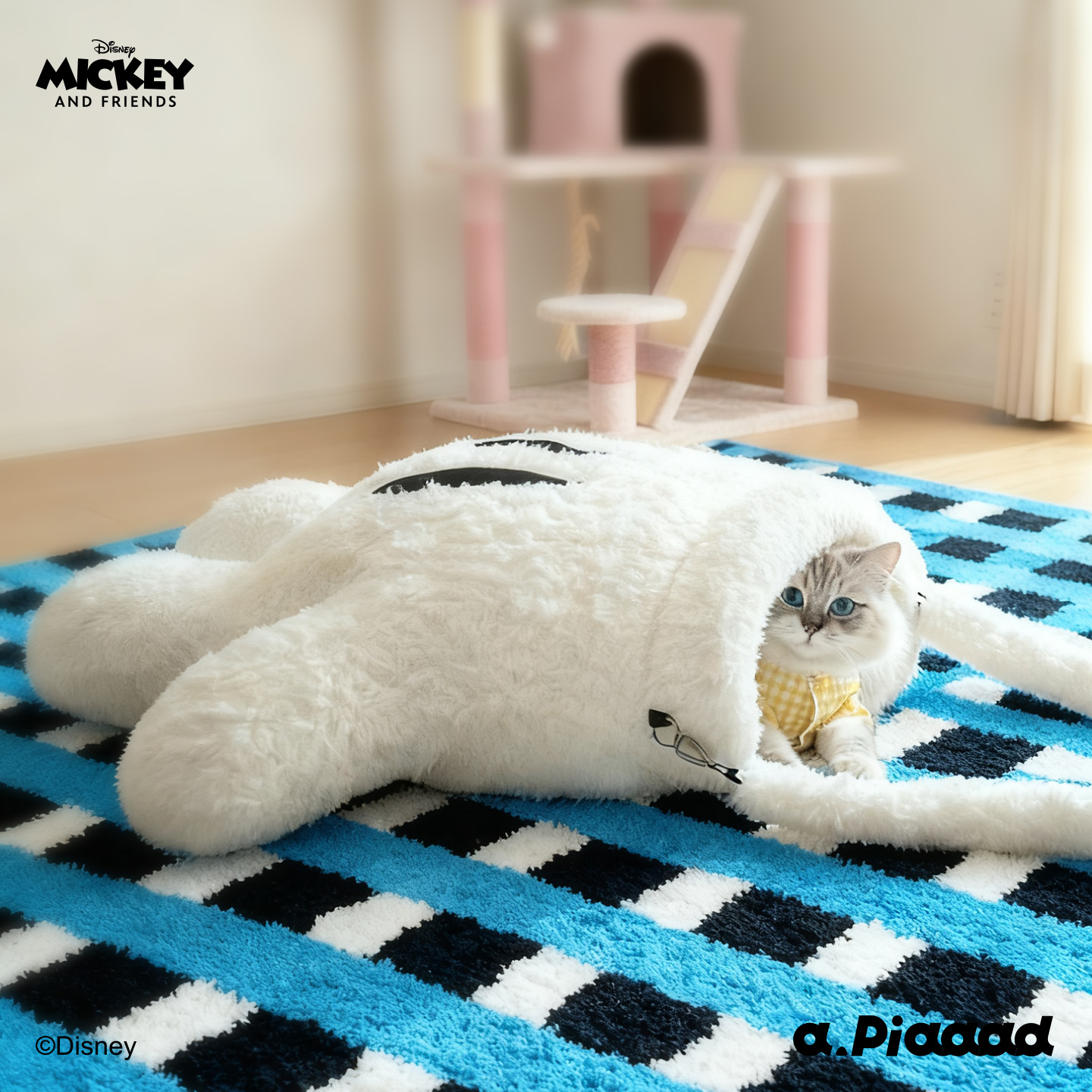 SUNDAY HOME & a.Piaaad 米奇史迪奇爪击斜挎包睡袋猫窝狗窝摆件 - 图0