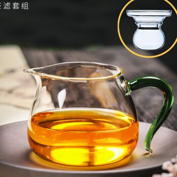一品工坊玻璃公道杯茶漏套装加厚耐热玻璃分茶器茶海茶具配件透明-图3