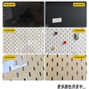 Custom-made drill-free storage rack for acrylic hole plates