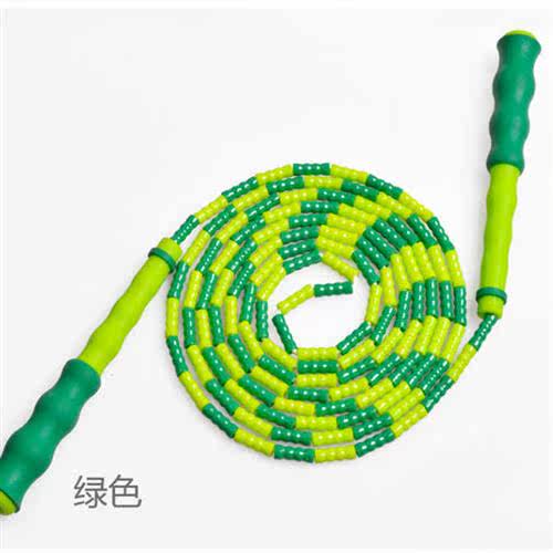 包邮小学生花样跳绳儿童体育运动二三年级塑料软竹节跳绳子珠女男