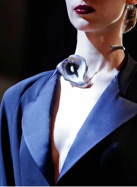 合金项圈女花朵独特设计项圈