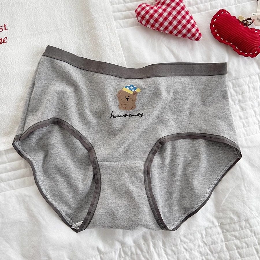 软萌小奶狗秋冬软软糯糯磨毛内裤温暖发热女大码三角裤包臀中低腰,淘宝优惠券,粉丝福利购,淘宝优惠卷