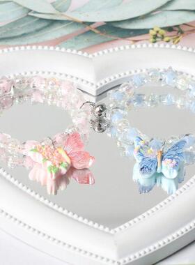 闺蜜二人三人款蝴蝶磁吸手