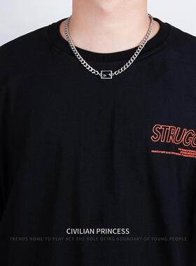 儿童古巴项链男孩街舞潮