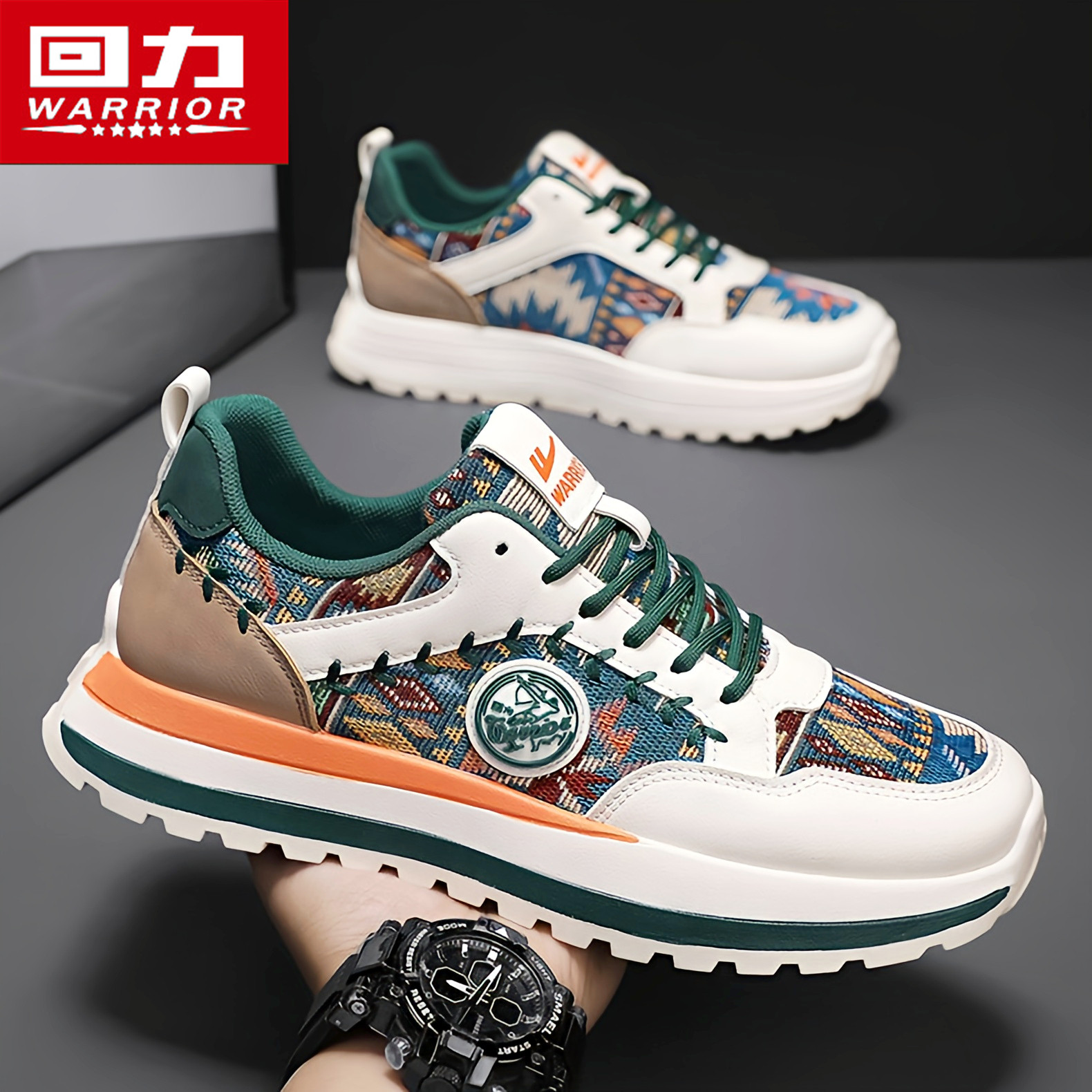 回力男鞋2026新款春季百搭休闲帆布板鞋男士运动跑步增高老爹潮鞋,淘宝优惠券,粉丝福利购,淘宝优惠卷