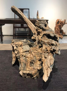 枯木风化木阴沉木树根树桩花盆
