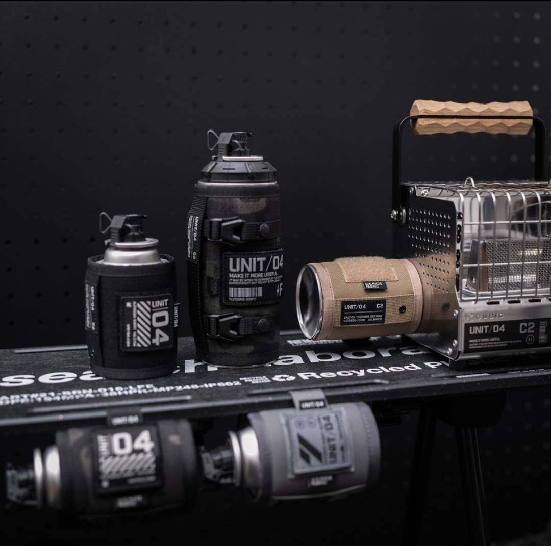 unit04户外露营黑化迷彩120g短卡式气罐套NESTOUT大号充电宝套,淘宝优惠券,粉丝福利购,淘宝优惠卷