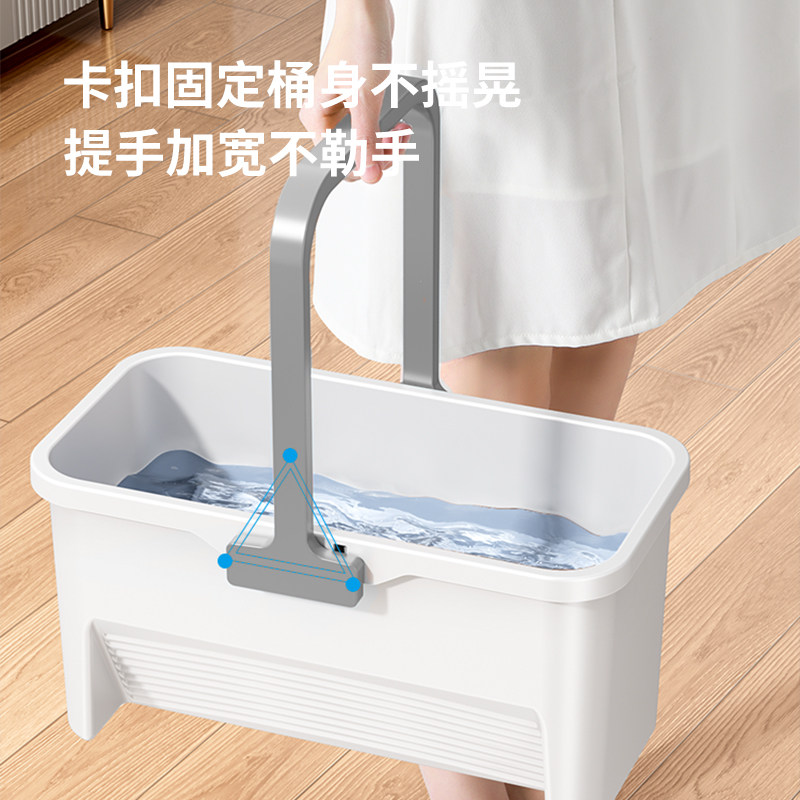 佳帮手海绵拖把带桶家用2024新款吸水拖地神器免手洗胶棉地拖布