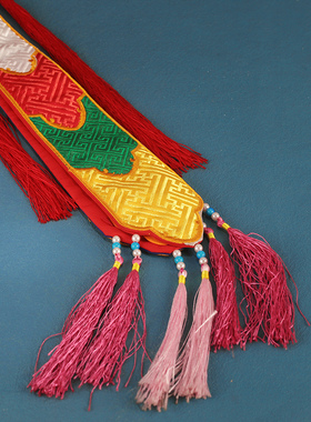 尼泊尔手工圆手鼓羊皮软线锤