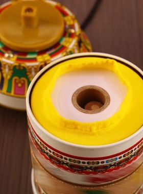 顺缘电动摆件转筒藏式家用电动插电家居转经简五色升级款轮迷你