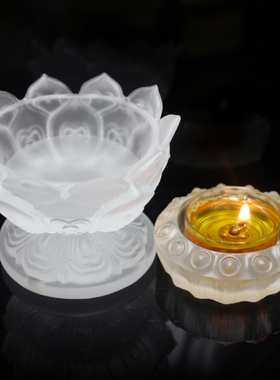 琉璃七宝莲花烛台烛台底座