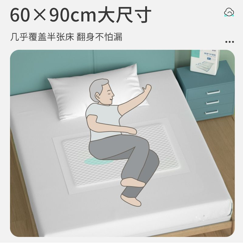 振德老人护理垫成人一次性隔尿垫孕妇防漏尿60x90大号加厚20片装 - 图2