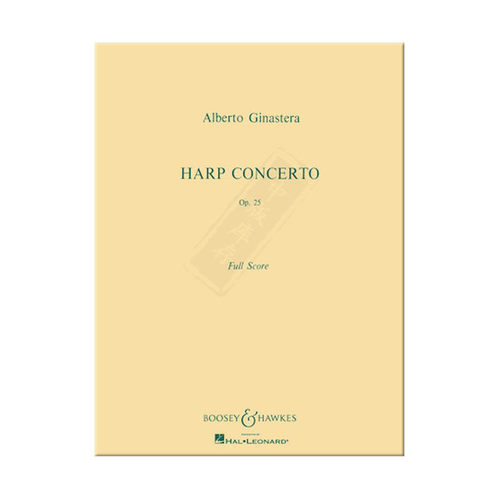 竖琴协奏曲Op25 博浩原版进口乐谱书 GINASTERA Concerto Pour Harpe Score BH6400128 - 图3