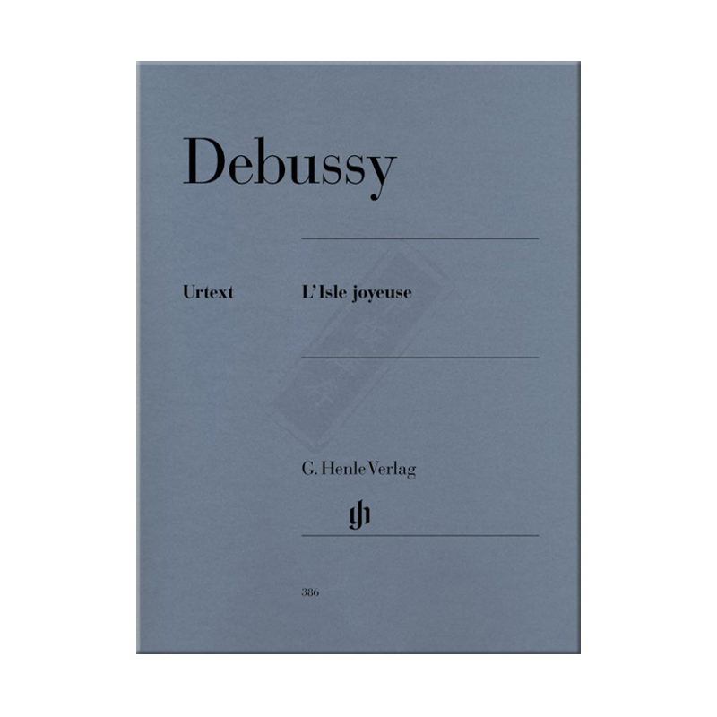 德彪西 欢乐岛 钢琴独奏 带指法 亨乐原版乐谱书 Debussy LIsle joyeuse Piano HN386 - 图2