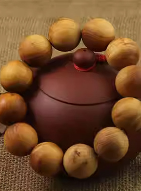 老料高油性崖柏2.0正圆手串