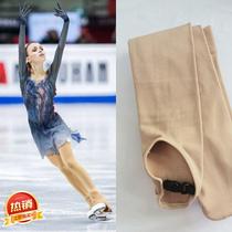 Flower Slip Training Suit Girl half a bag of shoes Childrens adult figure skating even pantyhose training socks Skating socks