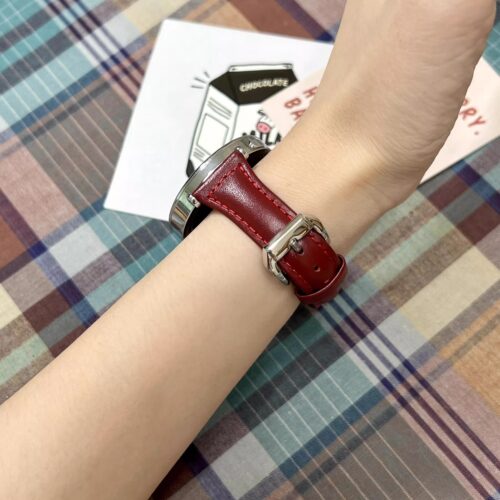适用华为gt5手表带真皮小蛮腰GT4GT2watch4profit3GT6高级感女款 - 图1