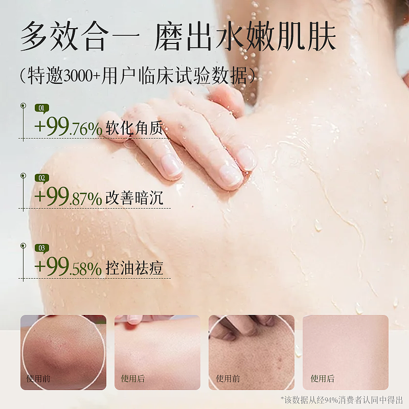 海盐水晶磨砂膏男女温和去死皮粗糙深层全身清洁滋润去黑色素浴盐 - 图1