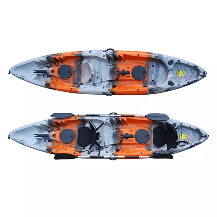 辰星CX365豪华Kayak皮划艇家庭水上划船小船硬艇游船独木舟卡亚客-图0
