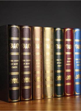 欧式彷真书假书装饰书摆件书房道具书装饰品酒店创意摆设家居饰品