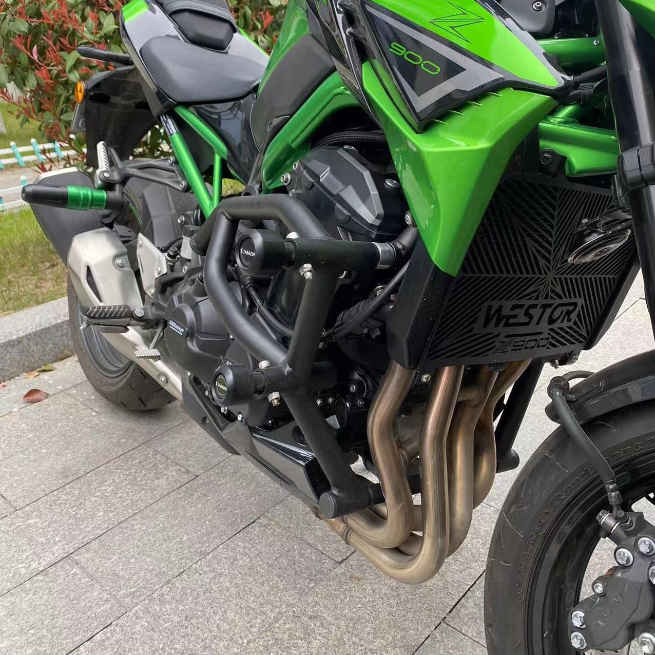 适配川崎Z900护杠改装件Z1000保险杠弹簧防摔球竞技Z900SE防摔杠 - 图0