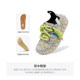 OETZI low-top graffiti ugly canvas shoes