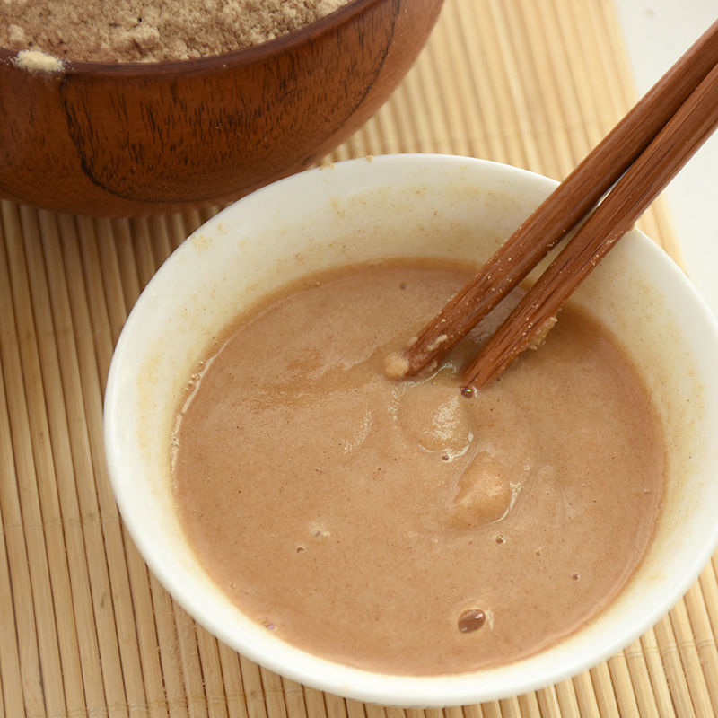 大麦炒面粉炒面粉即食河南炒面粉小时候炒面糊炒麦粉焦面熟面粉 - 图2