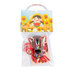 Children's iron pull-back car set Douyin prize toys