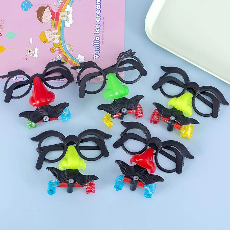 大号吹胡子瞪眼搞笑创意小丑眼镜吹龙口哨整蛊小玩具礼品儿童礼物,淘宝优惠券,粉丝福利购,淘宝优惠卷
