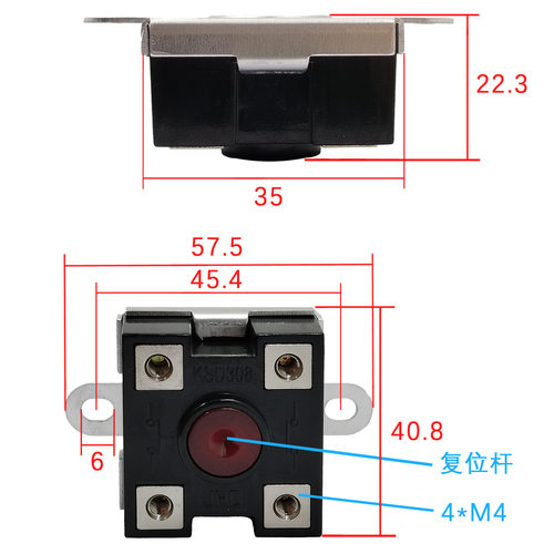 KSD308系列温控开关电壁挂炉电锅炉电热水器大电流温控器 - 图0