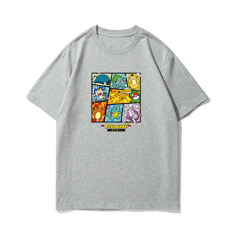 神奇宝贝超梦周边短袖精灵宝可梦杰尼龟青少年夏卡通童装动漫T恤,淘宝优惠券,粉丝福利购,淘宝优惠卷