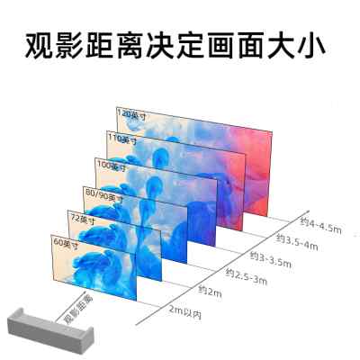 银资付地拉式投影幕布免打孔家用投影仪幕布支架落地升投影移动幕