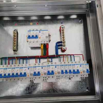 定制低压成套配电箱户外防雨电源电箱插座总开关控制箱家用电表配