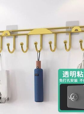 入户挂衣架衣服挂钩进户门挂钥匙的创意壁挂墙饰个性挂包置物架